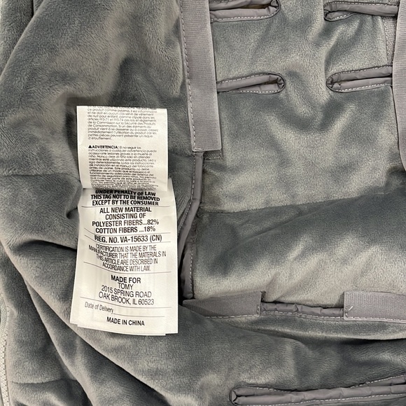 JJ Cole Gray Kids Cover car seat - Picture 2 of 7